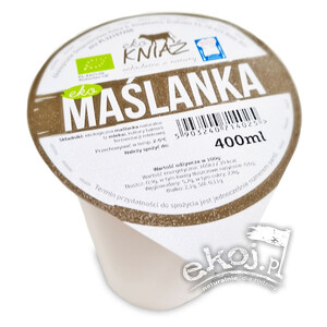Maślanka duża BIO 400ml Eko Kniaź