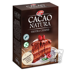 Kakao naturalne ekstra ciemne bezglutenowe 100g Celiko