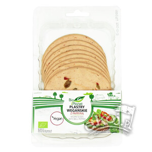 Plastry wegańskie z papryką BIO 100g Bio Planet