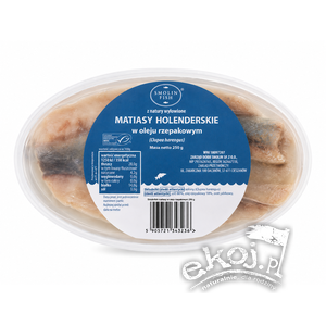 Matiasy holenderskie w oleju rzepakowym 250g Smolin Fish
