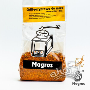 Grill przyprawa do mięs bezglutenowa 120g Magros