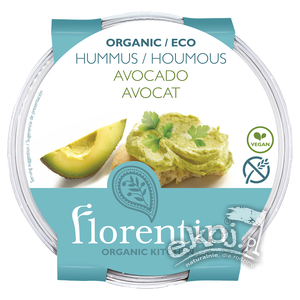 Hummus z awokado świeży EKO bezglutenowy 170g Florentin