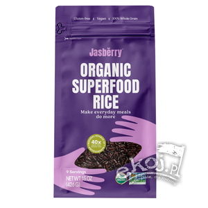 Ryż express jasberry razowy bezglutenowy BIO 200g Jasberry Rice