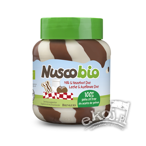 Krem duo orzechowo-kakaowo-mleczny BIO 400g Nuscobio