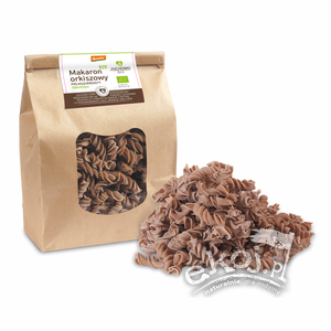 Makaron orkiszowy pełnoziarnisty świderki BIO 350g demeter Juchowo