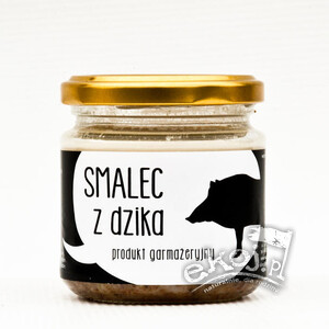 Smalec z dzika 220g Folwark Wąsowo