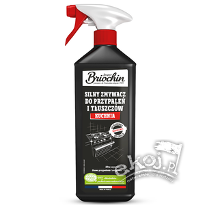 Płyn do czyszczenia przypaleń i tłuszczów cytrynowy w sprayu 1L Briochin