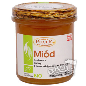 Miód nektarowy lipowy 400g Pucer