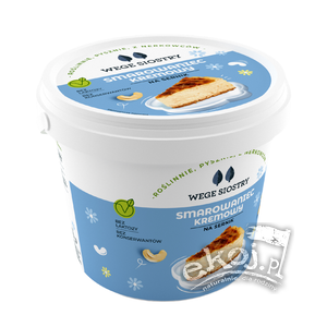 Smarowaniec kremowy na sernik 750g Wege Siostry