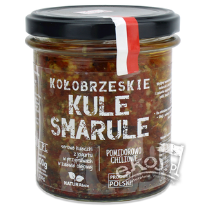 Kołobrzeskie kule smarule o smaku chili i pomidorów 300g Manufaktura Rybna