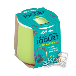 Jogurt termostatowy naturalny z kolagenem BIO 140g YÖMLEKO