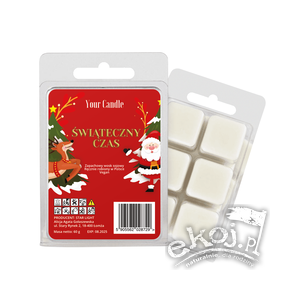 Wosk zapachowy sojowy ŚWIĄTECZNY CZAS (6x10g) 60g Your Candle