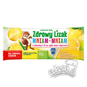 Zdrowy lizak Mniam-mniam cytryna 6g