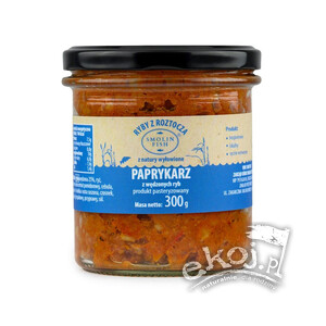 Paprykarz z ryb wędzonych bezglutenowy 300g Smolin Fish