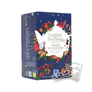 Herbatki ziołowe kalendarz adwentowy 25x2g BIO English Tea Shop