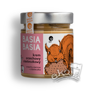 WYPRZEDAŻ Krem orzechowy ciasteczkowy 210g Basia Basia