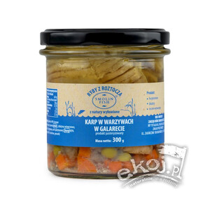 Karp w warzywach w galarecie bezglutenowy 300g Smolin Fish