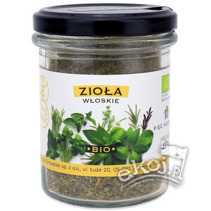 Zioła włoskie bezglutenowe BIO 40g Pięć Przemian