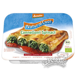 Makaron cannelloni mrożony ze szpinakiem EKO 400 g Natural Cool