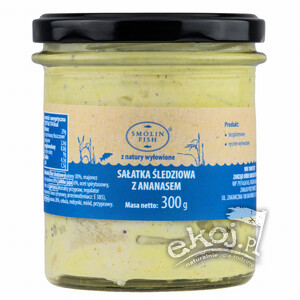 Sałatka śledziowa z ananasem 300g Smolin Fish