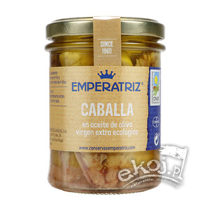 Makrela filety w BIO oliwie z oliwek extra virgin 190g Emperatriz