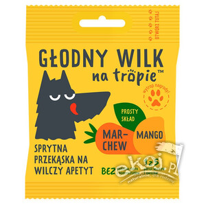 Żelki owocowo-warzywne Mango i Marchew 15g Głodny Wilk na Tropie