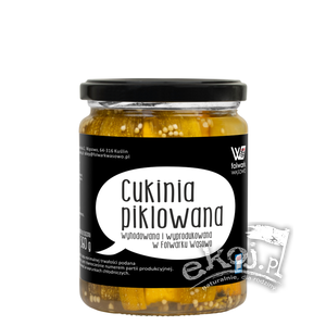 Cukinia piklowana 500ml Folwark Wąsowo
