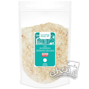 Sól kłodawska grubo mielona 1kg Crystalline Planet