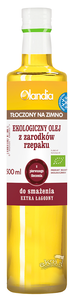Olej z zarodków rzepaku do smażenia tłoczony na zimno BIO 500ml Olandia