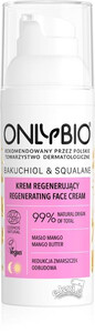 Krem do twarzy regenerujący bakuchiol i skwalan ECO 50ml Only Bio