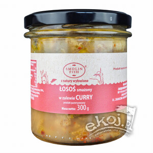 Łosoś smażony w zalewie curry 300g Smolin Fish