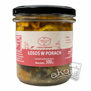 Łosoś w porach 300g Smolin Fish