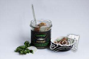Pstrąg marynowany w lunczyku z cebulką w oleju 300g Chomfish