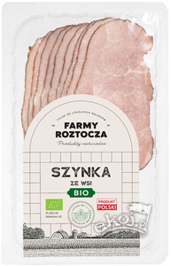 Szynka ze wsi w PLASTRACH BIO 100g Farmy Roztocza